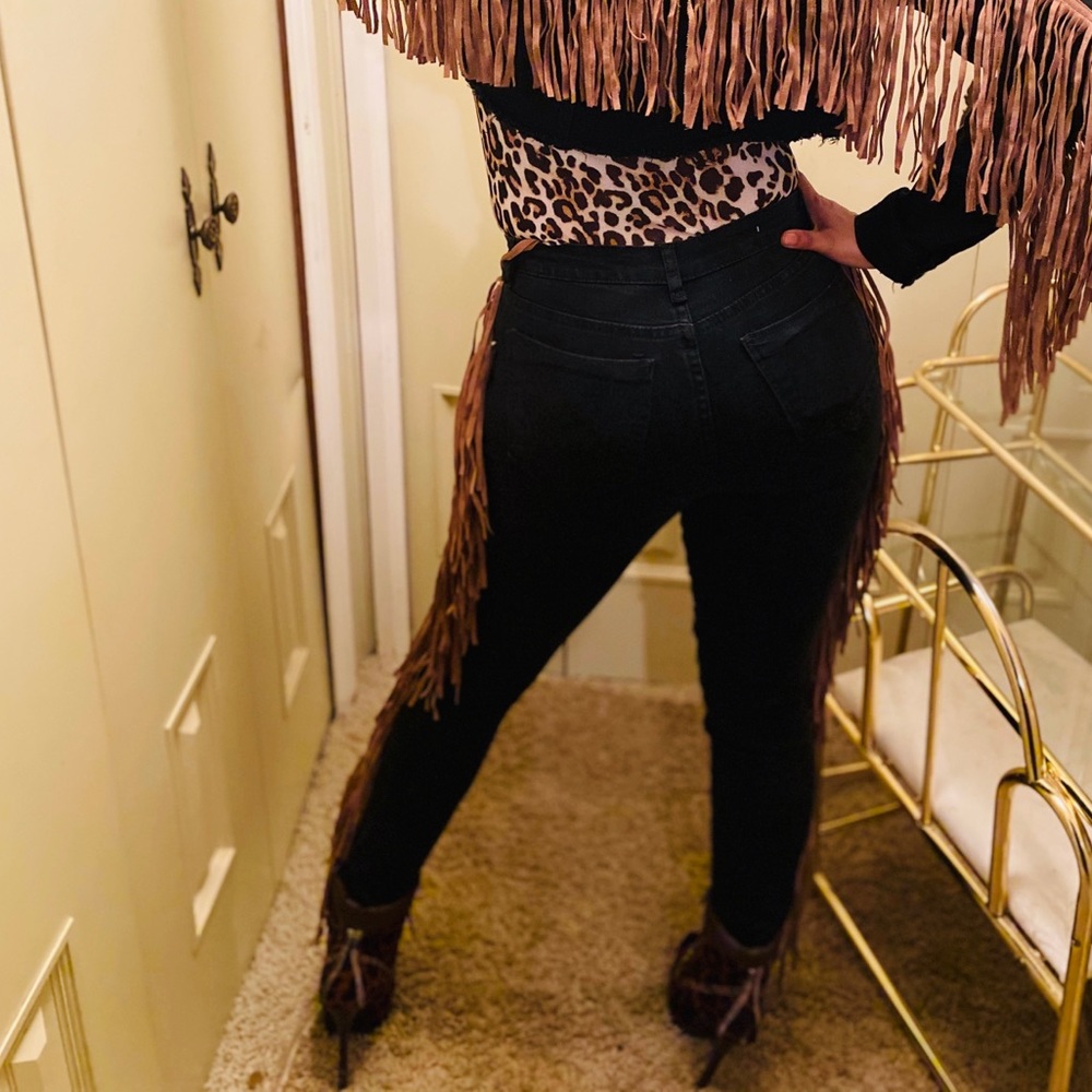 Fringe jeans